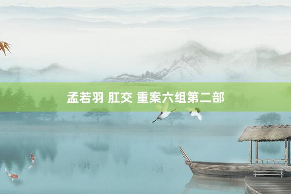 孟若羽 肛交 重案六组第二部